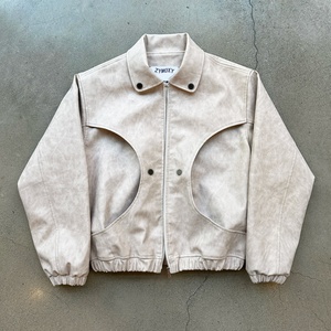 Vestes en cuir synthétique de haute qualité personnalisées, style motard, surdimensionnées, lourdes, avec fermeture éclair, pour hommes - Product Image 4