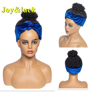 Perruque en <span class=keywords><strong>cheveux</strong></span> synthétiques <span class=keywords><strong>pour</strong></span> femmes noires, vente en gros, bandeau <span class=keywords><strong>Afro</strong></span> court, crépu et bouclé - Product Image 3