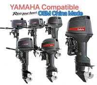 Mesin Motor Tempel Bensin 4-Tak OEM YAMAHA Enduro F20S/L 20HP Baru, Kompatibel dengan YAMAHA F20CMHS/L Buatan China