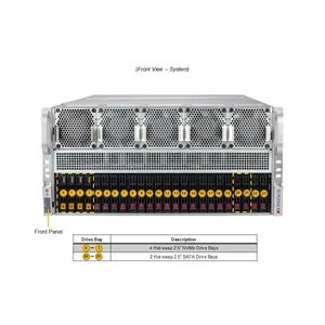 AS-5126GS-TNRT 5U Serveur Rack Barebone Double Socket DDR5 ECC NVMe Multi GPU IA HPC Personnalisable - Product Image 4
