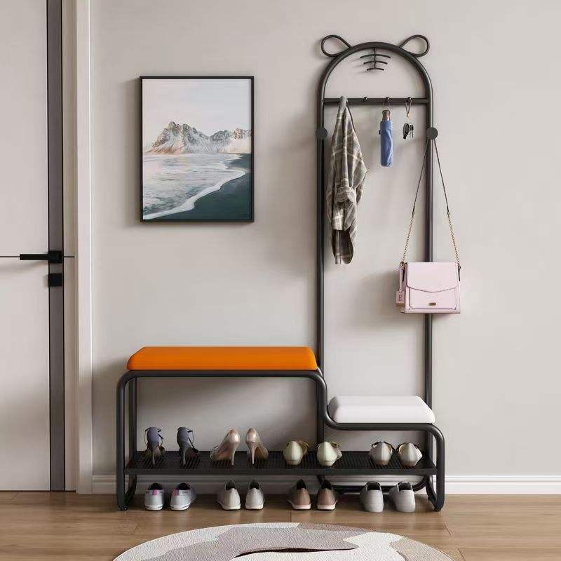 Cintre pour ceinture noir, orange et blanc