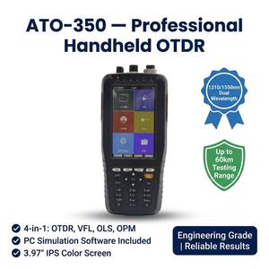 Mini OTDR intelligent 1310/1550nm 22/20dB 9-en-1 <span class=keywords><strong>avec</strong></span> VFL, OPM, OLS et test <span class=keywords><strong>RJ45</strong></span> pour ingénieur FTTH - Product Image 5