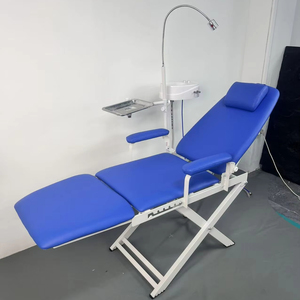 Portable <strong>Dental</strong> <strong>Chair</strong> <strong>Unit</strong> Turbine Power Source Leather 600W 1 Year Warranty Folding <strong>Dental</strong> Equipment for Clinics <strong>Manufacture</strong> - Product Image 1