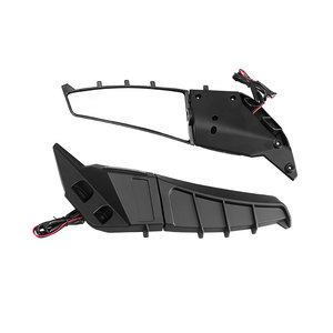 <span class=keywords><strong>Espejos</strong></span> <span class=keywords><strong>retrovisores</strong></span> ajustables para motocicletas de carreras con luz, espejo de ala giratorio universal para motocicleta - Product Image 3