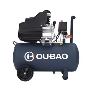 Compressore d'aria OUBAO 50L 50 litri 1.5Kw 2Hp portatile ad azionamento diretto compressore d'aria dell'olio