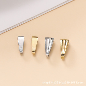 Stainless Steel Pendant <b>Clips</b> Mixed Shapes For Necklace Making DIY Jewelry Accessories Wholesale - Product Image 4