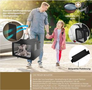 Sac de transport pour animaux de compagnie, boîte de transport pour chien, sac pliable pour chien, boîte de transport pour animaux de compagnie, échantillon gratuit - Product Image 5