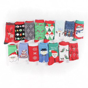 Chaussettes de Noël originales et moches, antibactériennes, unisexes, bon marché, nouvelle année, rouge, pour femmes, vente en gros - Product Image 4