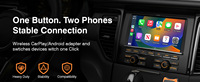 Adaptador Inalámbrico CarPlay OEM Compatible con Vehículos Equipados con CarPlay Cableado, Caja de Conexión para Automóvil, Apto para Más de 800 Vehículos