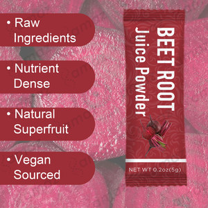 アマズプレミアム天然赤ビート根エキス滑らかな栄養とウェルネスサポートビートルートジュースパウダー - Product Image 4