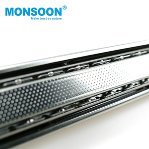 Meubelen Hardware 3 Vouwen Keukenkast Kanaal Geleider Telescopische Rail Lopers Volledige Verlenging 30Mm Kogellager Lade Glijbaan - Product Image 3