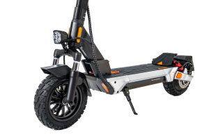 สกู๊ตเตอร์ KuKirin M4 Max 2026 รุ่นอัปเกรด สำหรับการเดินทาง  ตกแต่งด้วยโลหะสีเมทัลลิก พร้อมระบบไฟ Ambient Light โช้คหลังสปริงคู่สีแดง - Product Image 6
