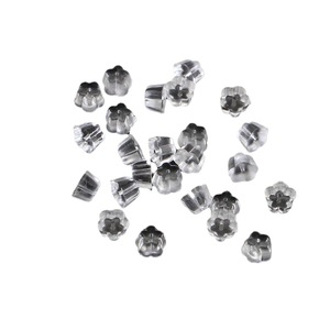 <b>Plastic</b> <b>Earring</b> <b>Backs</b> Mixed Shapes Transparent Resin For <b>Earring</b> Making Jewelry Findings 10000 Pieces Pack - Product Image 4