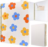 Nouvel arrivage Carnet A5 à spirale Offre Spéciale couverture en cuir Carnet vierge à sublimation avec reliure thermique Bloc-notes collant de couleur