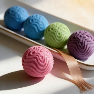 Juguete Antiestrés de Peluche con Pompón, Pelota Blanda para Apretar, Huevo de Pascua, Juguetes Sensoriales para Niños, Regalo - Product Image 2