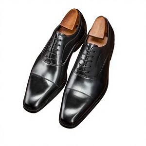 Zapatos de Negocios Transpirables para Hombre, de Piel Sintética, Suaves, con Punta Puntiaguda, con Cordones, que Aumentan la Altura, para Verano y Otoño - Product Image 1