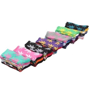 Weed Lá In Bông Vớ Người Đàn Ông Maple Lá In Vớ Cho Phụ Nữ Người Lớn Và Thanh Thiếu Niên - Product Image 3