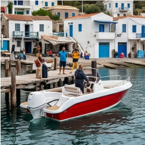 Chaser 500, Bote de Pesca de Fibra de Vidrio con Consola Central de 5m, Casco en V Profunda, Bote Costero de Alta Velocidad para Motores Fuera de Borda de hasta 90HP, Certificado CE - Product Image 6