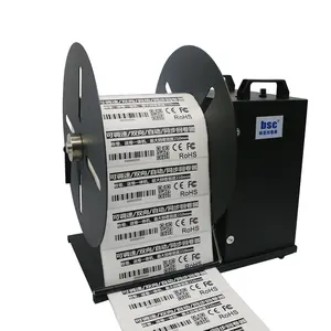 Impresora de etiquetas de 8 pulgadas, rebobinadora A9 BSC, máquina rebobinadora de cinta, rebobinadora de mesa de hojas A4