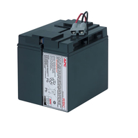 Cartouche de batterie de remplacement APC RBC6, batterie VRLA 17Ah 12VDC, batterie pour éclairage UPS