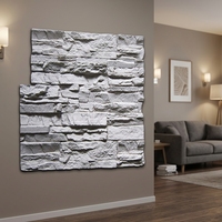 Panel de Pared de Poliuretano de Alta Densidad con Aspecto de Piedra, Aislamiento Acústico, Panel 3D, 1 Año de Garantía, para Entrada de Hotel, Modelo NEU Classic