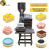 Machine à crème compacte ZD200-FB entièrement automatique pour le recouvrement de gâteaux et de confitures, équipement multifonctionnel pour boulangeries et pâtisseries
