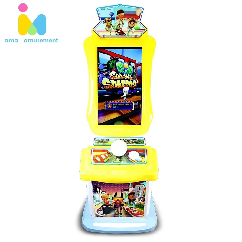 Ama Funny And Popular Escape Game Kids Video Game Subway Parkour Arcade Game Machine For Sale