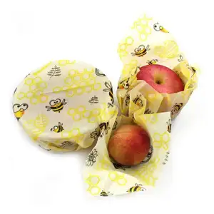 畅销可重复使用的蜂蜡食品包装环保食品蜂蜡纸包装