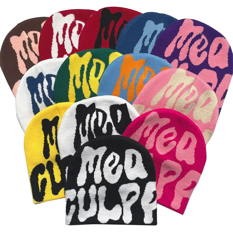 Inverno di alta qualità multicolore professionale Jacquard personalizzato berretto LOGO per gli uomini e le donne