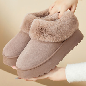 Botas de Nieve de Algodón para Mujer, Nuevas, a la Moda, Combinables con Todo, Botas Cortas Acolchadas, Forro Polar, Suela Suave, Cálidas, Resistentes al Frío - Product Image 2