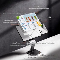 Panneau de menu LED haute luminosité pour restaurant, écran d'affichage numérique pour aliments, boîte lumineuse publicitaire, boîte lumineuse A4 illuminée