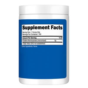 Complément de créatine monohydrate haute puissance pour adultes, favorise la croissance musculaire, créatine monohydrate en poudre de haute qualité - Product Image 4