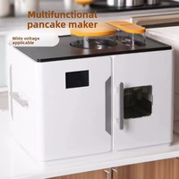 Machine à Crêpes et Pains Plats Électrique Intelligente Entièrement Automatique pour la Maison, Robot de Cuisine Polyvalent 110V/220V