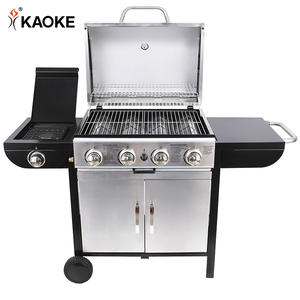 KAOKE – <span class=keywords><strong>Barbecue</strong></span> à <span class=keywords><strong>gaz</strong></span> de 25 pouces, 4 + 1 brûleurs, <span class=keywords><strong>Barbecue</strong></span>, Grill de cuisine avec brûleur latéral, <span class=keywords><strong>Barbecue</strong></span> à <span class=keywords><strong>gaz</strong></span>, Grill d'extérieur en <span class=keywords><strong>acier</strong></span> inoxydable, fournisseur - Product Image 2