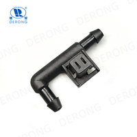 DE RONG Garantía de Calidad QJ-KK08 Conector de Codo Delantero 7x7 t 1.0mm, Sujetadores Plásticos Automotrices para Reparación del Sistema de Refrigeración de Automóviles