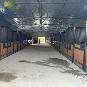<span class=keywords><strong>Box</strong></span> à <span class=keywords><strong>chevaux</strong></span> mobile économique Structure en acier galvanisé avec cloisons de séparation amovibles et grilles de <span class=keywords><strong>sol</strong></span> Stable - Product Image 6