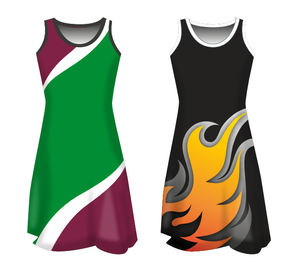 Uniforme Deportivo de Netball Sublimado para Mujer, Uniforme de Animadoras Personalizado, Uniforme de Netball 100% Poliéster para Mujer - Product Image 4