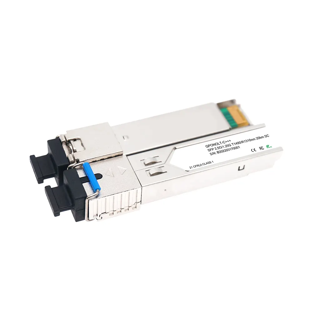 SFP GPON OLT 9dB C +++ 1490nm/1310nm โมดูลตัวรับส่งสัญญาณ SFP 20KM