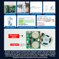 Module de son programmable contrôle magnétique lecture audio MP3 téléchargement USB jouet en peluche cadeau jouets haut-parleur de musique