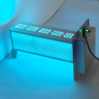 Kit de Luz UV para HVAC de 48W, 2 Piezas, Lámpara de 317mm, Ionizador Negativo de Aluminio, Purificador de Aire Eléctrico de 100-240V