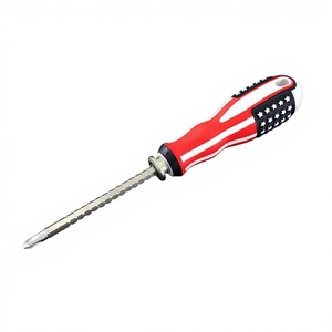 American Flag Handle Extendable <b>Screwdriver</b> Cross Phillips Bit Multi-bit Diy Tool Plastic Handle Anti-Slip Texture Polishing - Product Image 5