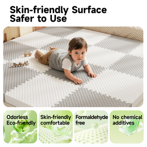 Tapis de puzzle pour bébé Eva, multicolores, texture antidérapante, épais, antichoc, facile à nettoyer - Product Image 5