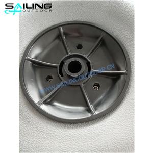 12 ''extérieur voile sable roue plage chariot <span class=keywords><strong>Kayak</strong></span> remorque gonflable chariot <span class=keywords><strong>pneumatique</strong></span> bateau remorques ballon pneu roues PVC coque - Product Image 4