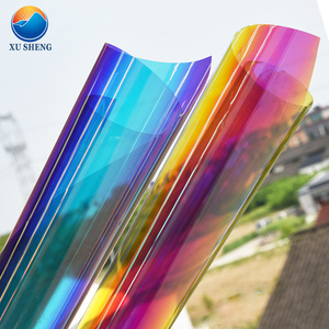 <span class=keywords><strong>Film</strong></span> décoratif <span class=keywords><strong>en</strong></span> <span class=keywords><strong>arc</strong></span>-<span class=keywords><strong>en</strong></span>-<span class=keywords><strong>ciel</strong></span> sous forme de dichroïque, irisé, matériau PET écologique pour fenêtre - Product Image 3