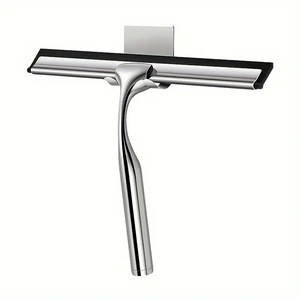 Rasqueta Saint Ruijia de Acero Inoxidable 9701C8331N, Herramienta de Limpieza de Vidrios con Gancho Portátil - Product Image 1