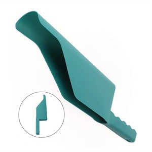 Pala de Limpieza de Canaletas Verde, Herramienta Manual Flexible para Eliminar Residuos, Pala para Hojas con Mango Ergonómico para Techos y Jardines - Product Image 3