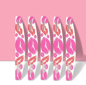 <span class=keywords><strong>Lima</strong></span> <span class=keywords><strong>de</strong></span> <span class=keywords><strong>Uñas</strong></span> Rosa Crema <span class=keywords><strong>Blanca</strong></span> Duradera <span class=keywords><strong>de</strong></span> Papel 100/180 con Puntas Rojas en Forma <span class=keywords><strong>de</strong></span> Media Luna - Product Image 4
