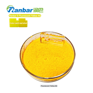Ranbar <span class=keywords><strong>giallo</strong></span> fluorescente 4G polvere colorante <span class=keywords><strong>giallo</strong></span> fluorescente bollente resistente all'acqua per Nylon rinforzato con Fiber - Product Image 1