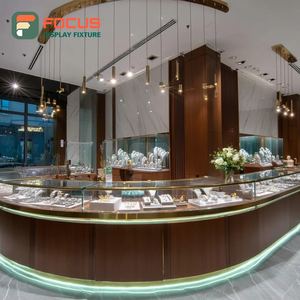 Vitrine de Comptoir Minimaliste pour Bijouterie, Présentoir en Métal pour Centre Commercial - Product Image 5