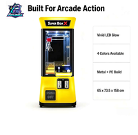 Mini machine à griffes à monnayeur, machine de jeu d'arcade à grue pour la distribution de prix avec pince à poupées pour enfants, vente en gros disponible